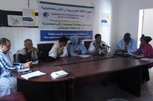 Article : Table ronde sur la place de la presse francophone dans les médias mauritaniens : l’UPF lance les débats