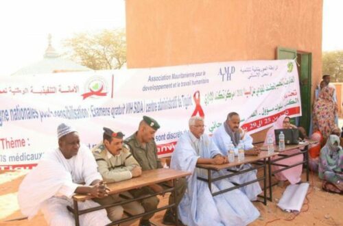 Article : Sensibilisation sur le Sida : l’Association mauritanienne pour le développement et l’action humanitaire a procédé à 200 dépistages volontaires à Tiguint