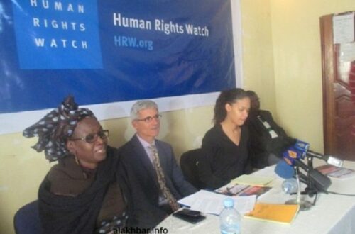 Article : Conférence de presse de Human Rights Watch : les «Taupes» ont réussi à faire capoter la séance