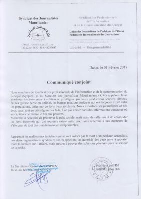 Article : Mort du pêcheur sénégalais : Macky attendu à Nouakchott et les syndicats de presse appellent leurs confrères à la retenue