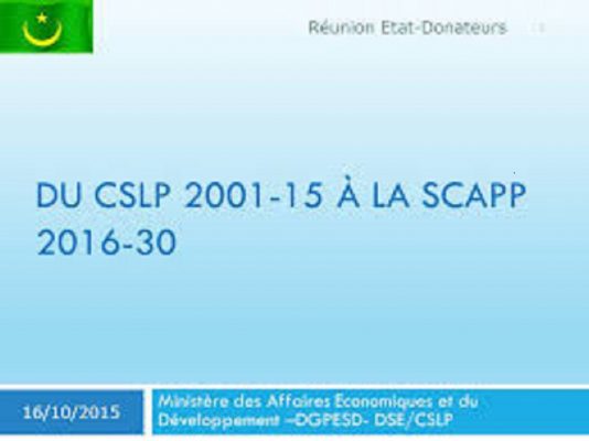 Article : Pas d’ancrage institutionnel de la SCAPP, pas de développement en Mauritanie