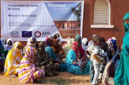 Article : PECOBAT livre ses premières écoles construites en matériaux locaux sur financement de l’Union Européenne et l’Agence Française de Développement