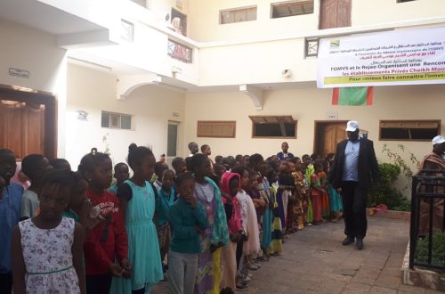 Article : 48ème anniversaire de l’OMVS, les journalistes animent une fête avec les élèves de l’école Cheikh Moussa