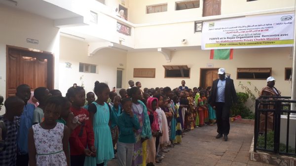 Article : 48ème anniversaire de l’OMVS, les journalistes animent une fête avec les élèves de l’école Cheikh Moussa