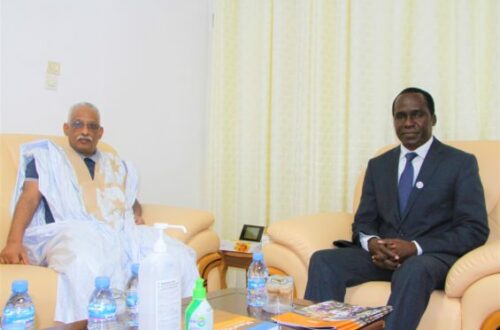 Article : L’ambassadeur Représentant Permanent de la Mauritanie auprès des Nations Unies en visite de courtoisie au Bureau UNFPA Mauritanie