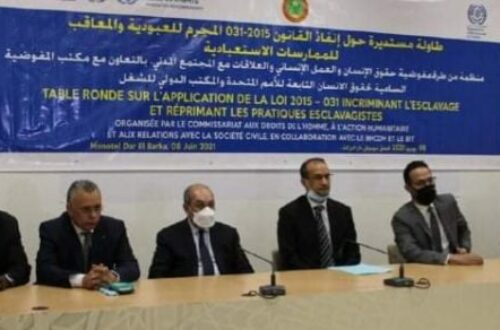Article : Première activité du nouveau Commissaire aux droits de l’homme : « la Mauritanie a enregistré un bond qualitatif dans la lutte contre l’esclavage »