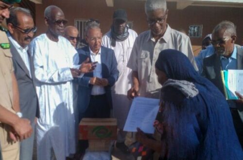 Article : Kaédi : Le Commissariat aux Droits de l’Homme distribue des quantités de nourriture pour 400 familles touchées par les inondations