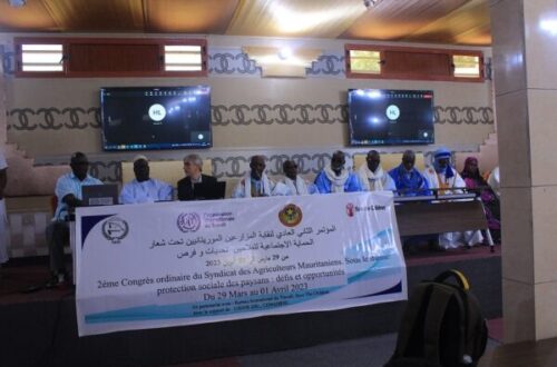Article : Le syndicat des agriculteurs mauritaniens tient son 2ème congrès et renouvelle ses instances au milieu d’importants défis
