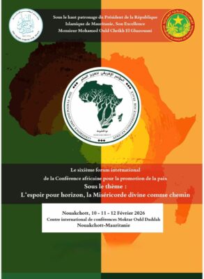 Article : 6ème Forum international de la Conférence africaine pour la promotion de la paix COMMUNIQUÉ DE PRESSE