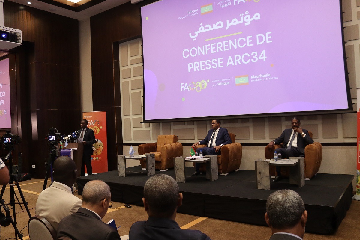 Article : 34ème Conférence régionale de la FAO à Nouakchott, une conférence de presse préparative